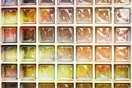 玻璃砖商业风格窗户立方体马赛克办公室材料装饰建造失真图片