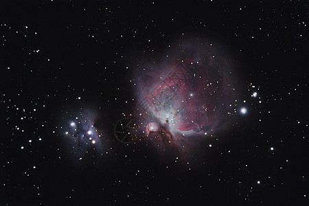 Orion 星云M42望远镜星系黑色辉光星星蓝色天文气氛太阳天空图片