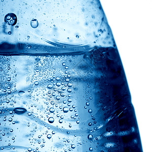 淡水蓝色卫生液体速度玻璃运动气泡飞溅水滴流动图片