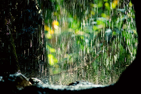 雨流环境液体雨滴运动茶点溪流阳光图片