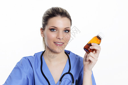 糖浆处方助手制药医生瓶子白色咨询药物护士药品图片