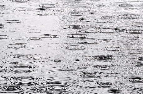 雨流动水滴速度波纹同心液体天气雨滴圆圈活力背景图片