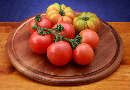 红番茄菜食物植物烹饪蔬菜圆圈水果叶子花园饮食沙拉图片