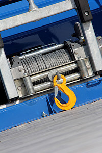 细目车辆汽车救援事故情况信号运输物流卡车蓝色起重机图片