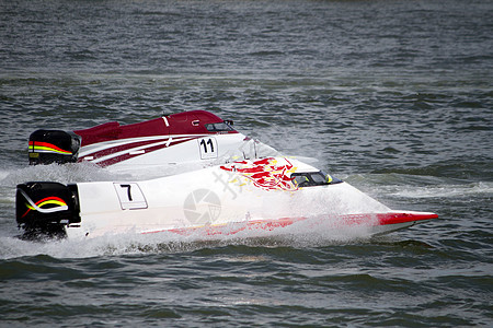 电艇赛娱乐行动白色支撑航海速度汽艇力量座舱发动机图片