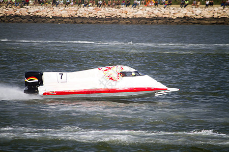 电艇赛海浪速度力量摩托艇活力座舱司机快艇行动支撑图片