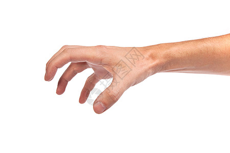 雄性手伸手去寻找白色的东西棕榈采摘男性指甲拇指身体手势手臂成人男人图片