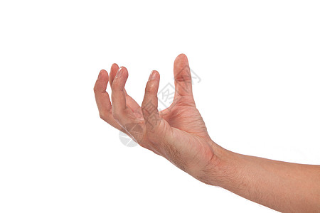 雄性手伸手去寻找白色的东西皮肤男人拇指身体指甲棕榈采摘手臂手势男性图片