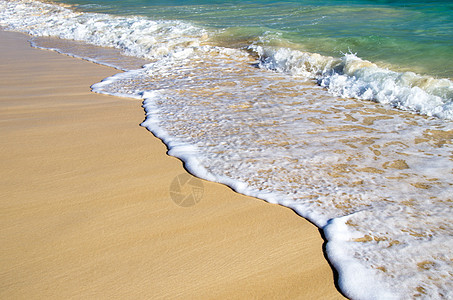 海 海海浪太阳假期白色天空天堂海景旅行冲浪晴天图片
