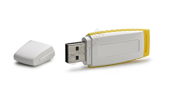 白色背景上与缩放相隔离的闪光内存电缆记忆贮存芯片技术笔记本钥匙安全电脑口袋图片