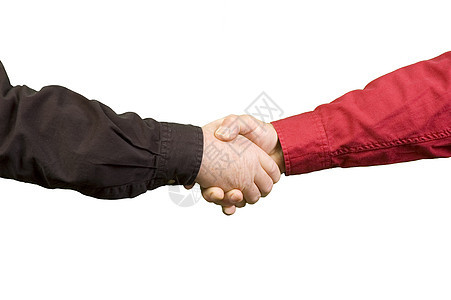 两个男人之间握手签名销售量合作问候语工作桌子键盘手势金融人士图片
