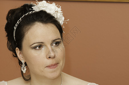 结婚时的新娘背景图片