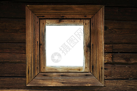 窗口框正方形窗户木板白色棕色木头图片