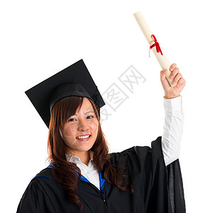 研究生提高毕业文凭水平 成绩优异背景图片