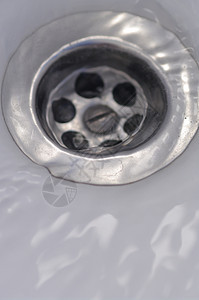阵雨器宏观洗澡运动圆圈蓝色脸盆环境金属资源漩涡图片