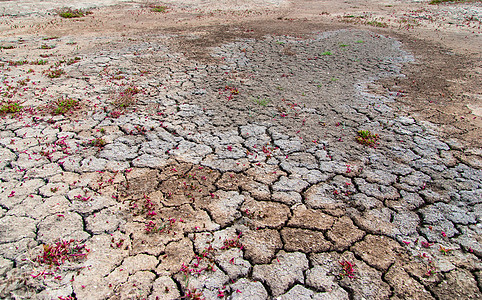 光伏地球裂开的土纹理环境地球灾难天气土地地面损害沙漠黏土灰尘背景