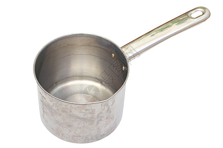 孤立水壶咖啡金属器具物品用具白色茶壶图片