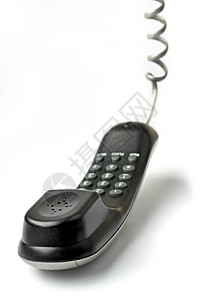 有线电话电话办公室商业水平螺旋电缆固定电话技术金属键盘图片