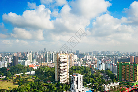 新加坡建筑结构房子中心办公室景观全景蓝色市中心建筑学摩天大楼人群图片