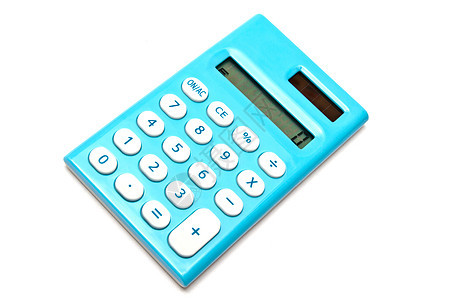 蓝色计算器商业计算键盘钥匙数字工作工具办公室银行业金融图片