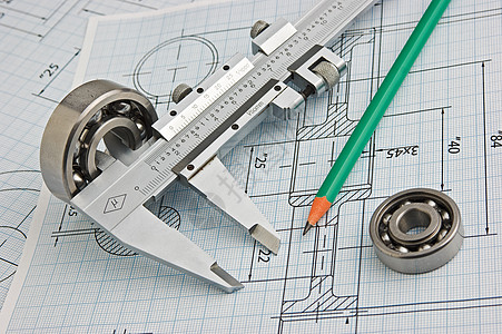 工具 工具和机制的详细详细信息技术乐器图纸正方形工程卡尺机械轴承齿轮统治者背景图片