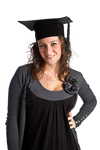 毕业皇冠树叶学生庆典大学就业帽子仪式微笑课程图片