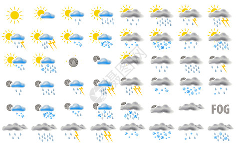 网络气象图标图片