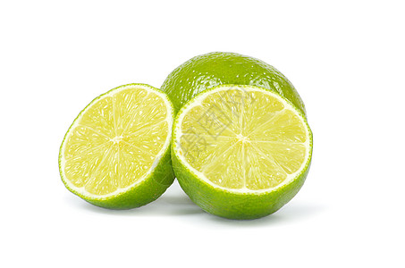 石灰水果工作室柠檬热带圆圈绿色食物果汁饮食反射图片
