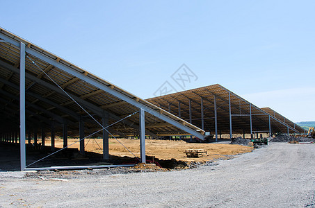 太阳能电池板控制板全球阳光技术太阳发电机生态创新电气蓝色图片