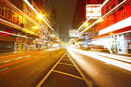 夜间现代城市风景地平线汽车地标建筑物体积旅游公共汽车工具市场速度图片
