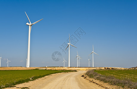 风风涡轮车站蓝色环境技术电气金属基础设施力量螺旋桨资源图片