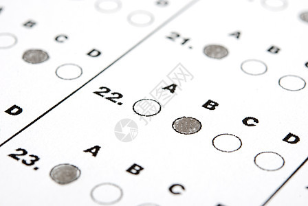 附有答复的测试分数表学习老师大学测验橡皮调查问卷气泡学校知识学生图片