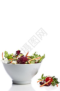 沙拉蔬菜饮食莴苣长叶菊苣杯子营养学餐厅萝卜食物图片