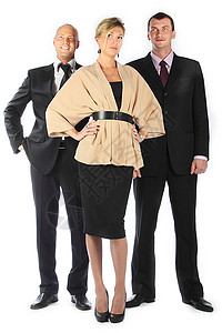 商务人士指挥权多样性微笑男性管理人员女性生意人成人肩膀团队套装图片