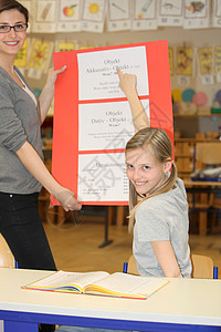 德语教师和学生在课堂上学习的课时数图片