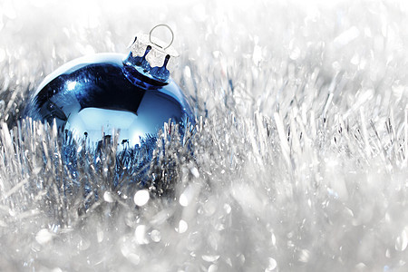 蓝色圣诞舞会玻璃生活乐趣庆典背景风格辉光火花墙纸装饰图片