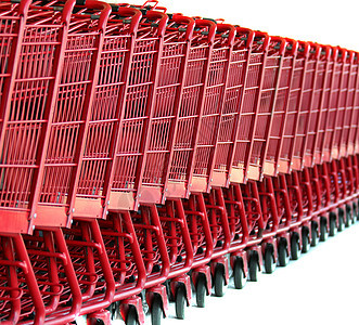 购物车大车购物团体市场购物中心合金杂货零售店铺红色图片