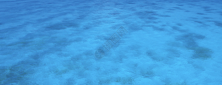 清蓝海海洋旅行水池波纹插图冲浪液体海浪坡度假期图片