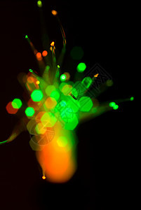 光纤末端玻璃数据互联网光学技术全球纤维背景圆圈蓝色图片