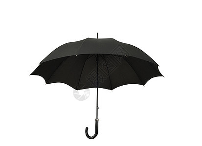 白色背景的黑色雨伞安全季节商业保障天气季节性庇护所气候密码帮助背景图片