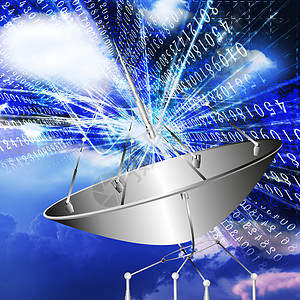 卫星通信系统全球电讯力量雷达网络工程互联网成功电脑伴侣图片