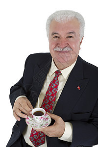 土耳其喝咖啡商行长图片