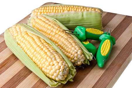 玉米角棒子谷物小麦营养食物蔬菜饮食植物图片