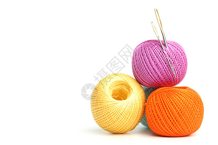针线彩虹阴影金属工艺闲暇针线活白色橙子工具商业图片