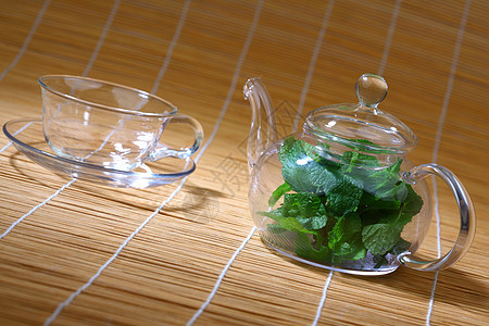薄荷茶厨房药品玻璃叶子盘子植物树叶食物杯子疗法图片
