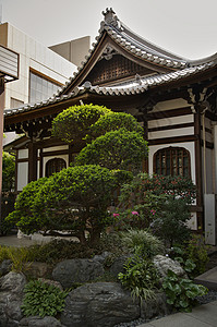 智慧旅游日本寺庙旅行宗教建筑物旅游神社园艺木头武士晴天反射背景