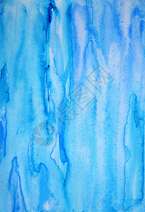 纸质纹理水颜色背景摘要天蓝色多层手工帆布蓝色创造力正方形绘画白色框架图片