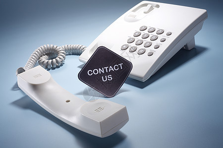 电话戒指绳索通讯耳机桌子讲话白色技术按钮呼叫者背景图片