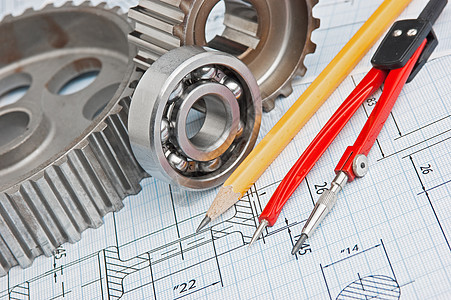 工具 工具和机制的详细详细信息技术轴承统治者卡尺塞子乐器正方形图纸枕头图表背景图片