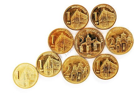 塞尔维亚第纳尔硬币宏观支付帐户价格金属现金乐器投资数字货币图片